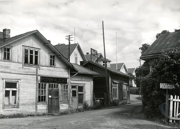 Hulda Sääksbergin kauppaliike 1958